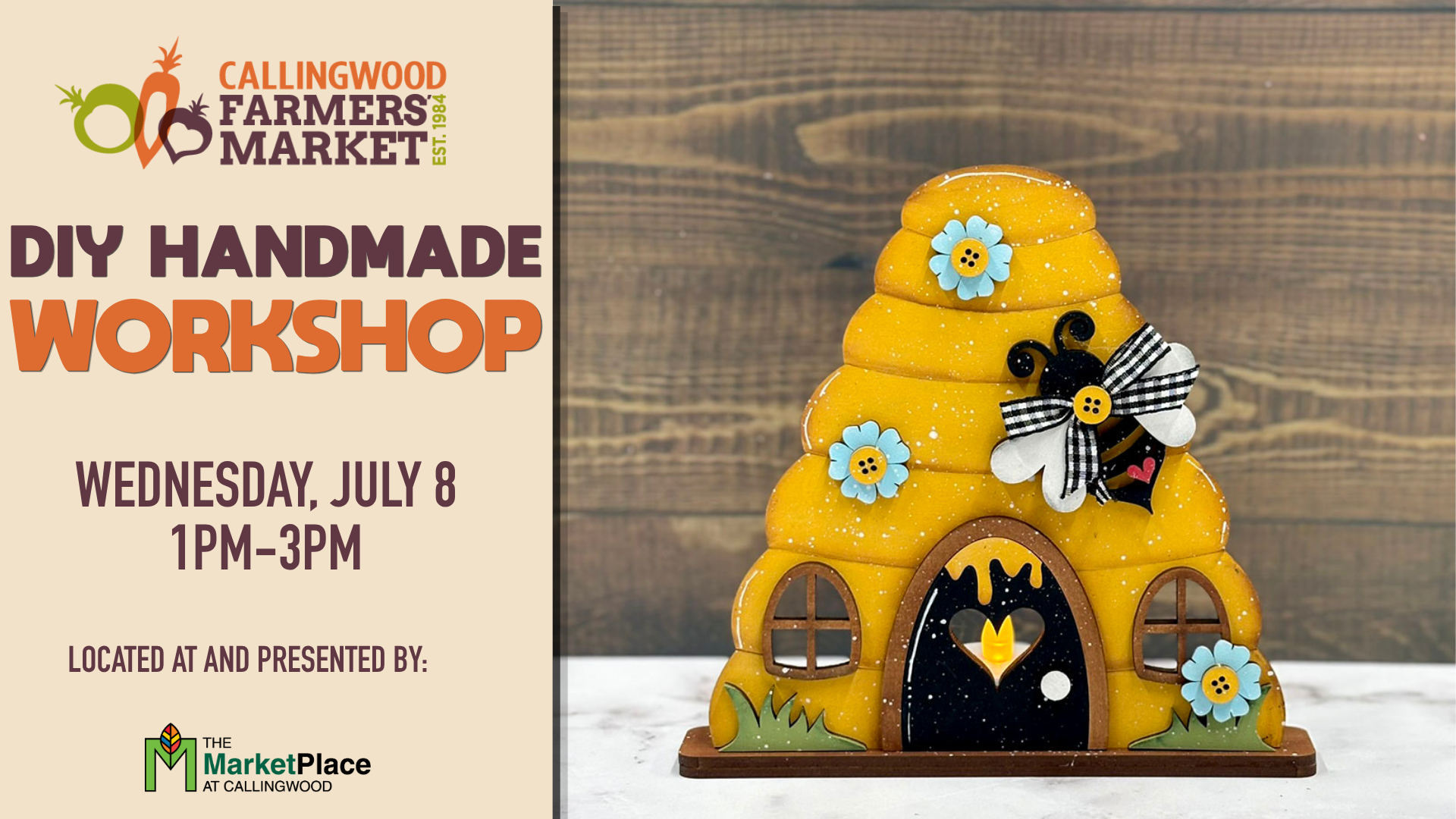 DIY Handmade Workshop: Beehive Tealight Holder