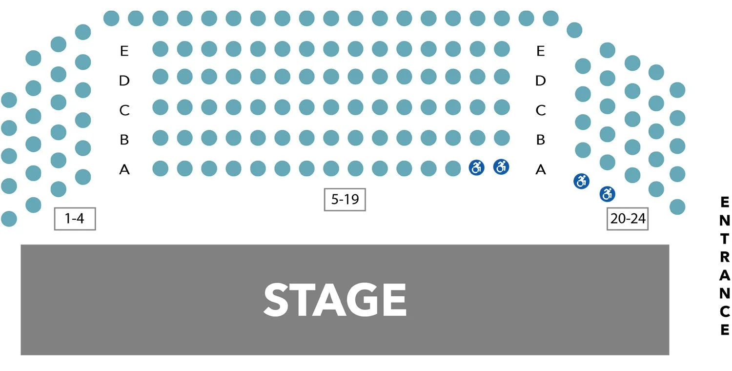 Stage West Seating Plan Stage West Seating Plan
