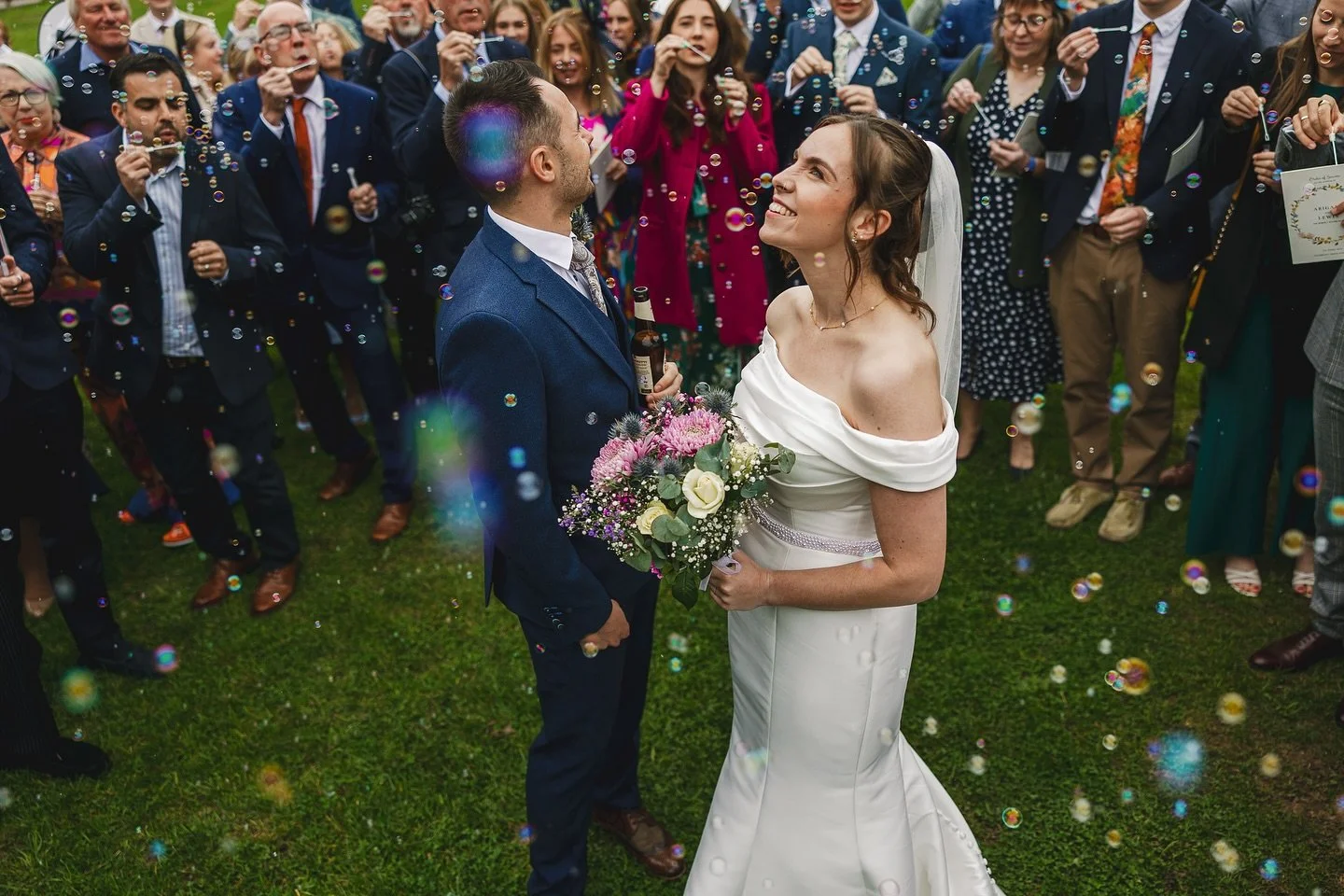 From the quiet moments to the very loud!

I may be celebrating my own one year anniversary today but turns out that Abi and Lewis secretly got married a week before I did - and only revealed this to their friends and family at their wedding yesterday
