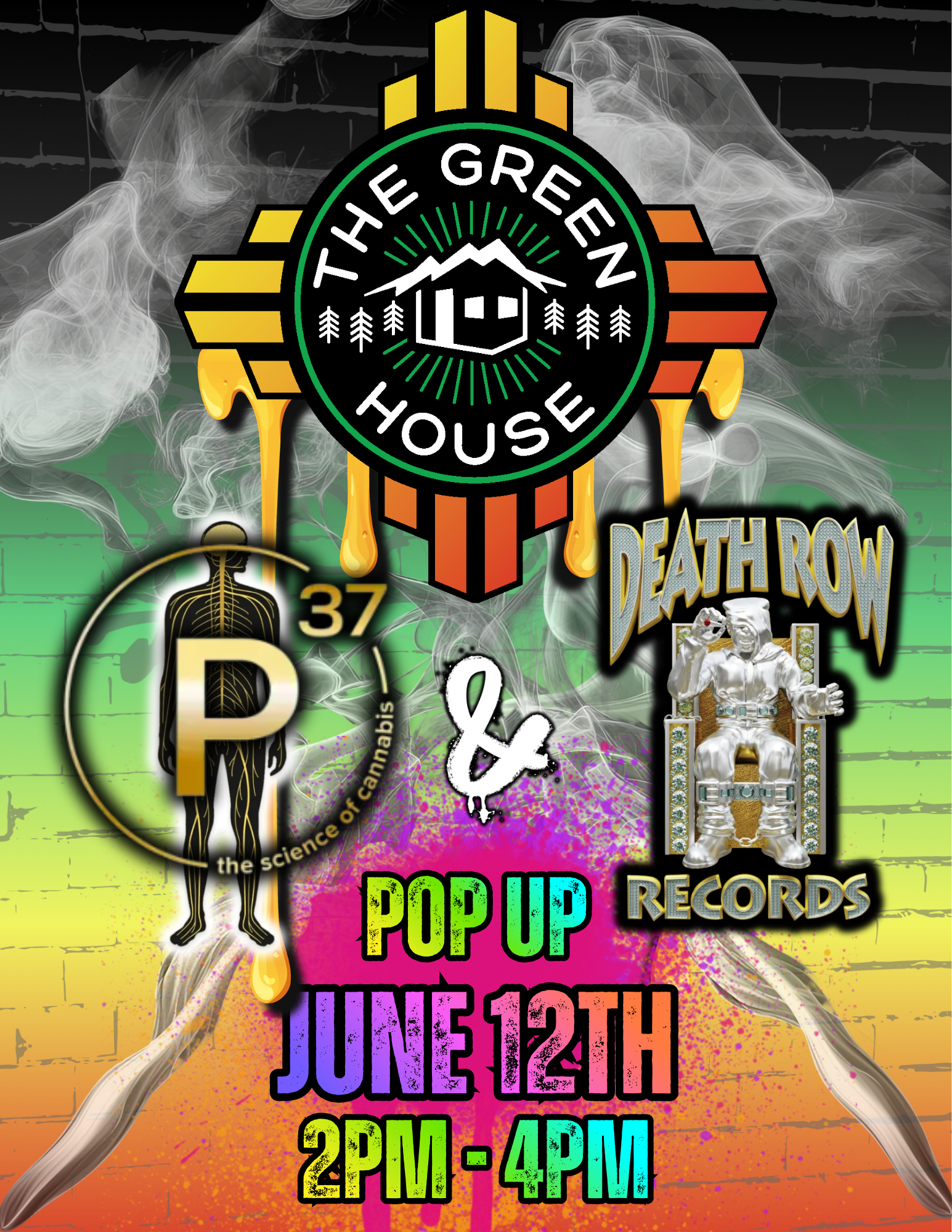P 37 & Death Row Records @ The Green House June 12th 2-4pm