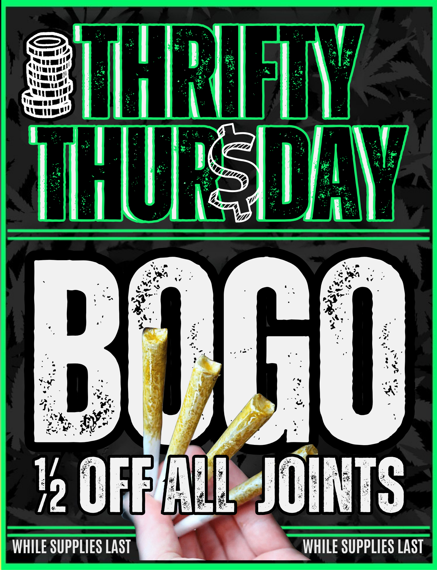 BOGO 1/2 Off Joints