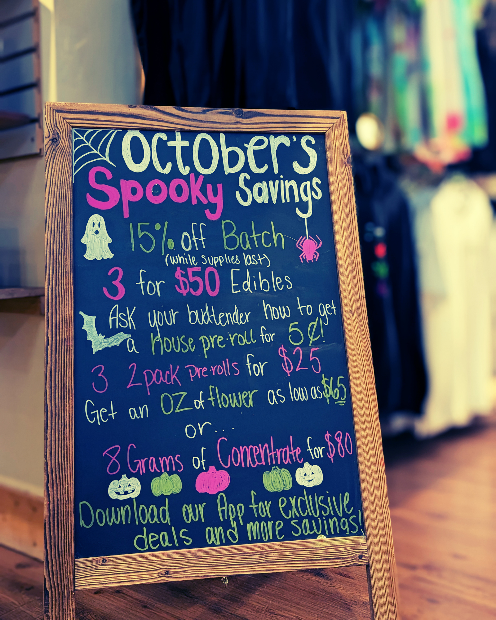 October Spooky Savings, Weed, Dispensary Near Me