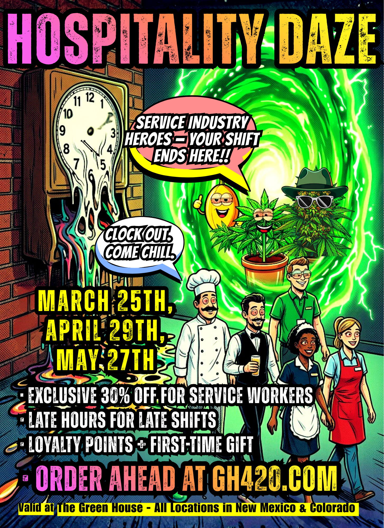 Hospitality Daze 30% Off Service Industry Workers