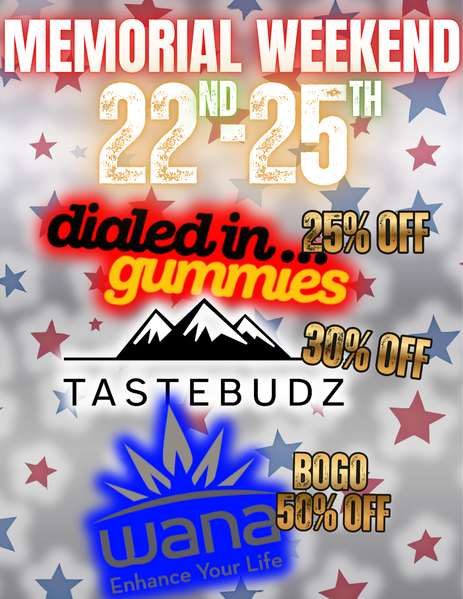 Memorial Day Discounts