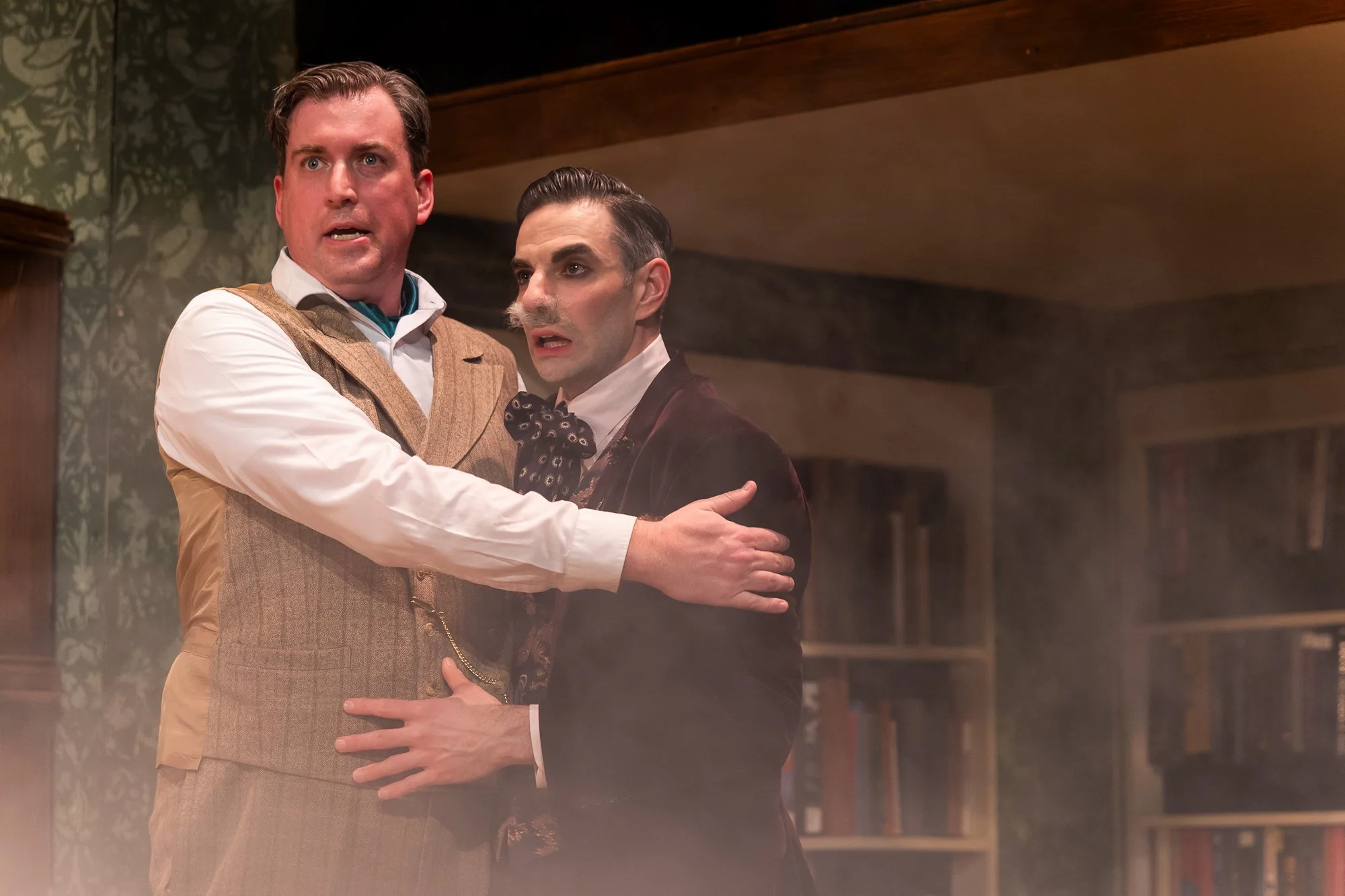 The Play That Goes Wrong, Greater Boston Stage Company, photo credit: Maggie Hall Photography