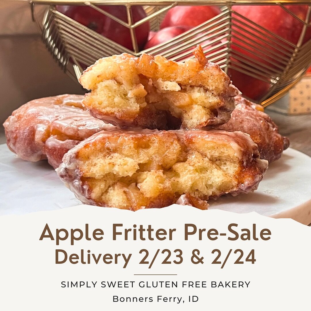 Exciting news! Pre-sale for my gluten-free Apple Fritters is officially open again! To meet the high demand, I&rsquo;m offering deliveries two days this week: Friday, February 23rd, and Saturday, February 24th. Make sure to select your preferred deli