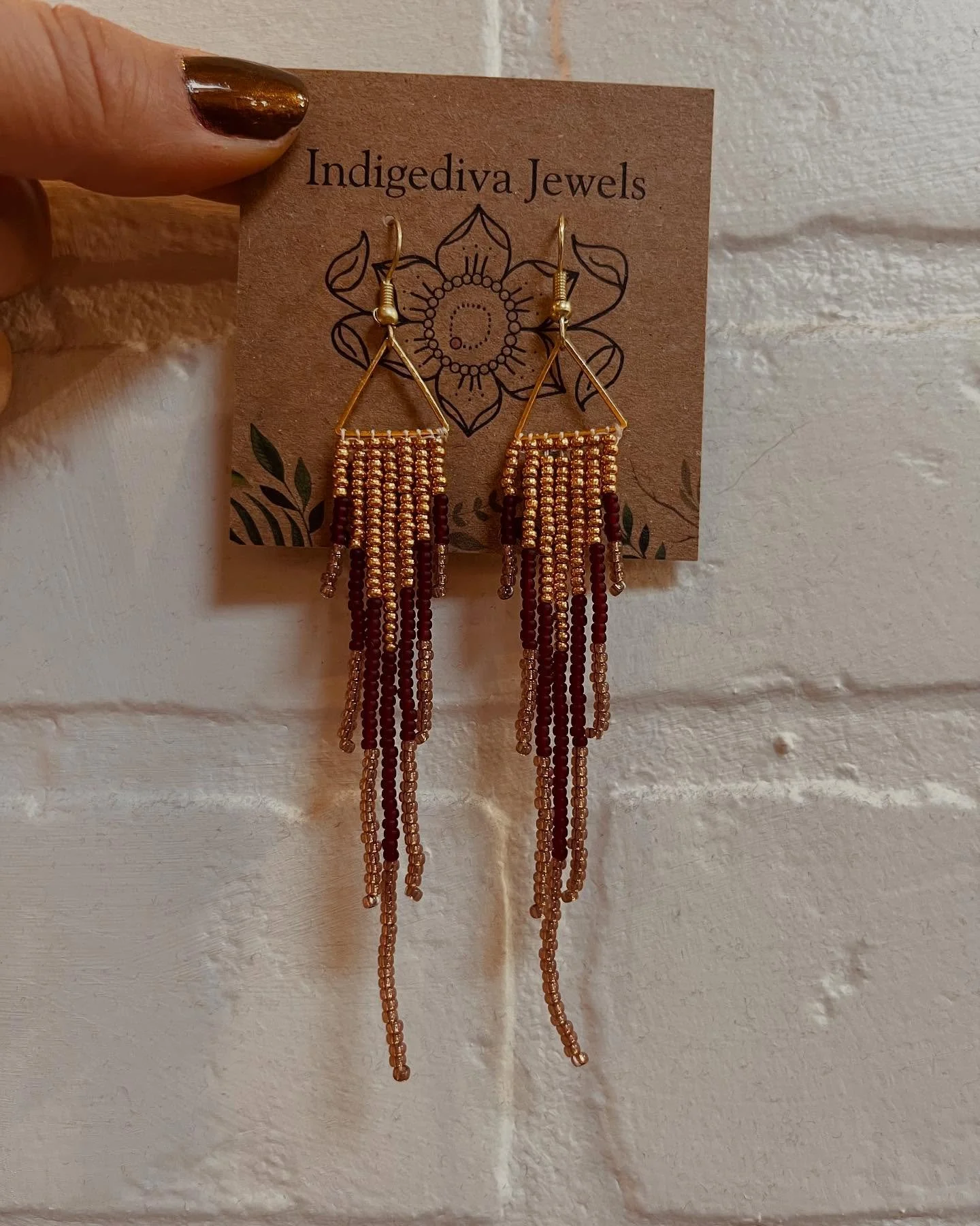Fringe earrings-Burgundy.jpeg