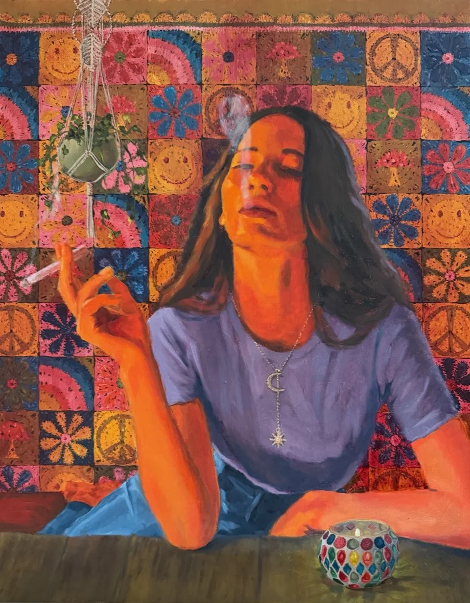 "Alter Ego" 22 x 28 in (SOLD)