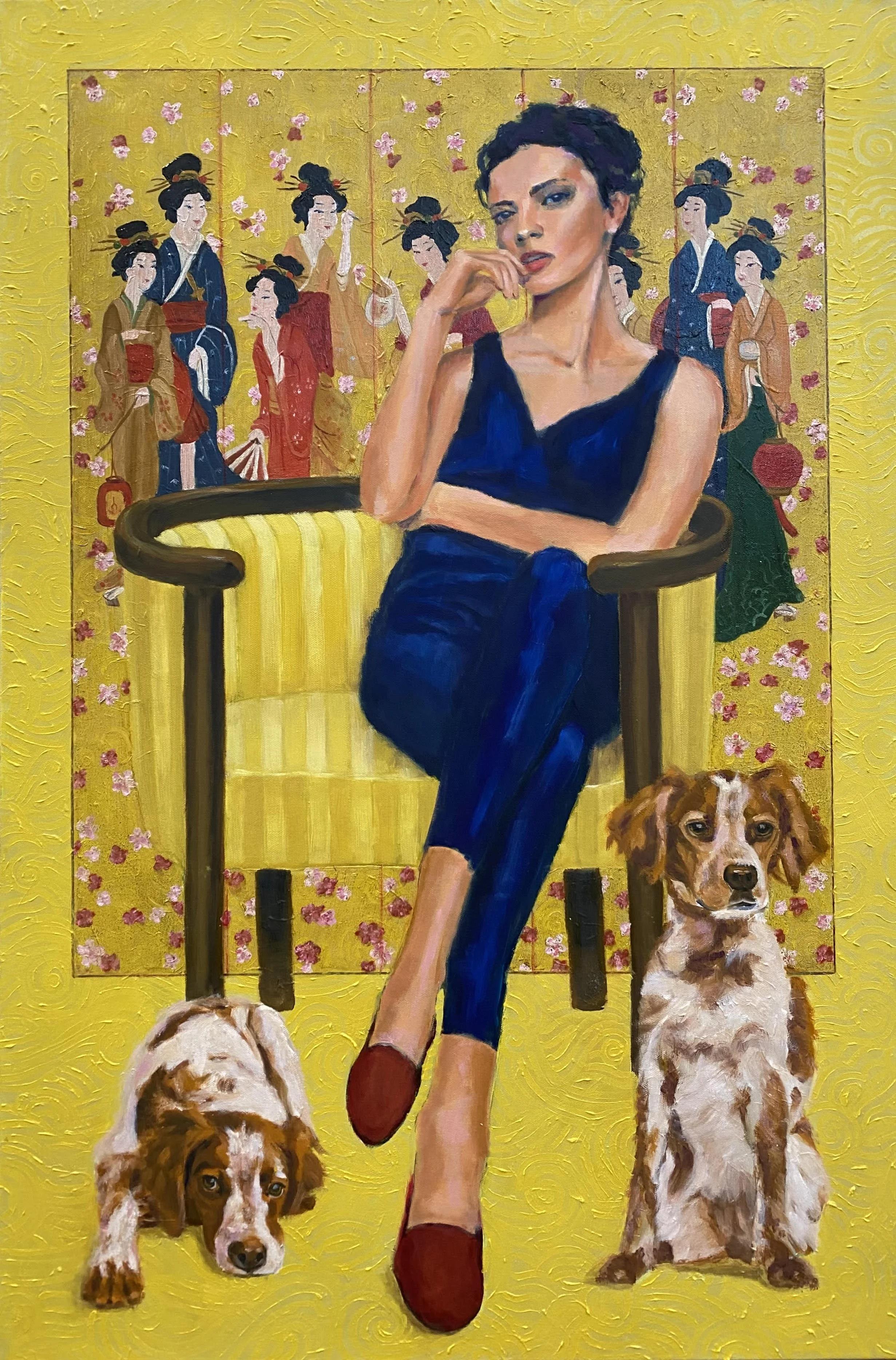 "Geisha Girls" 24 x 36 in.