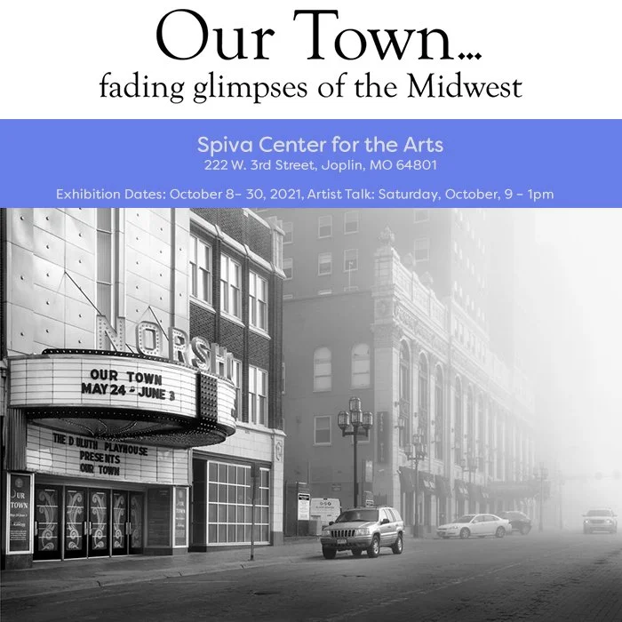 Our Town - Fading glimpses of the Midwest at Spiva Center for the Arts, 2021