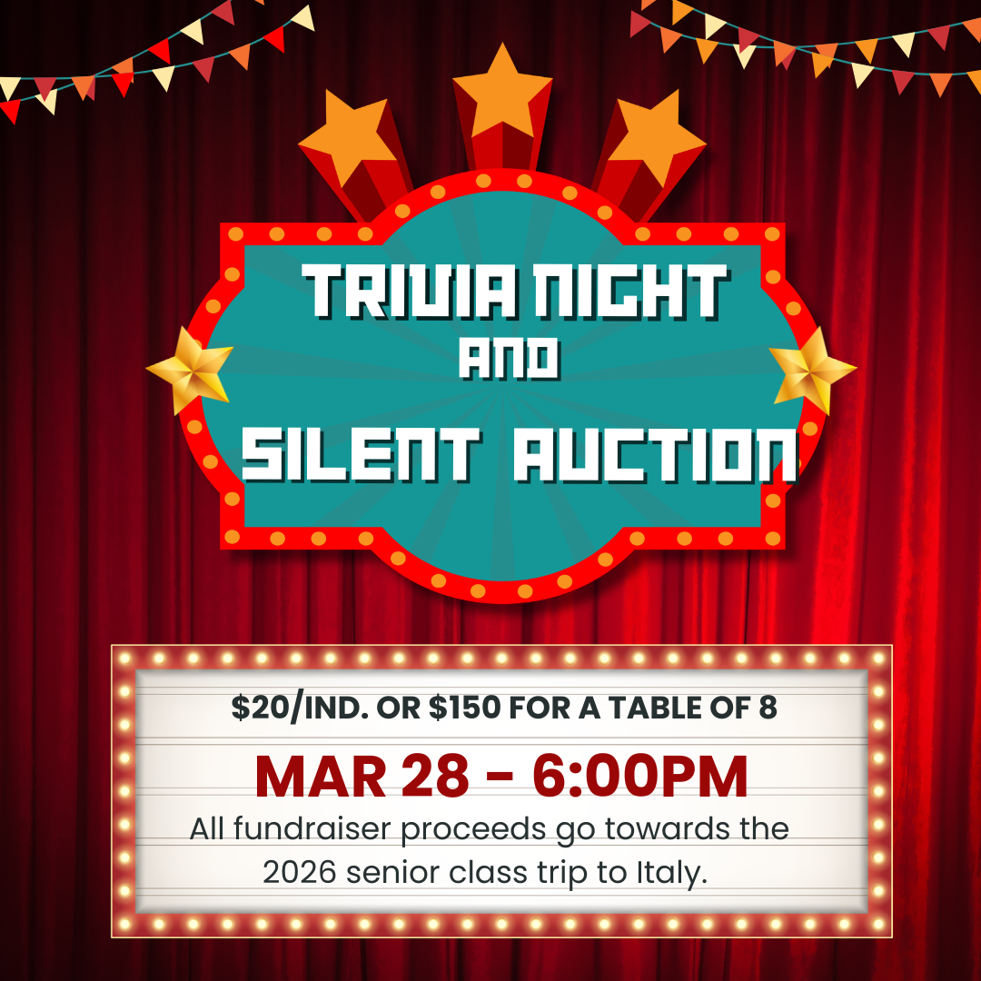 Trivia &amp; Silent Auction Fundraiser-Mar 28