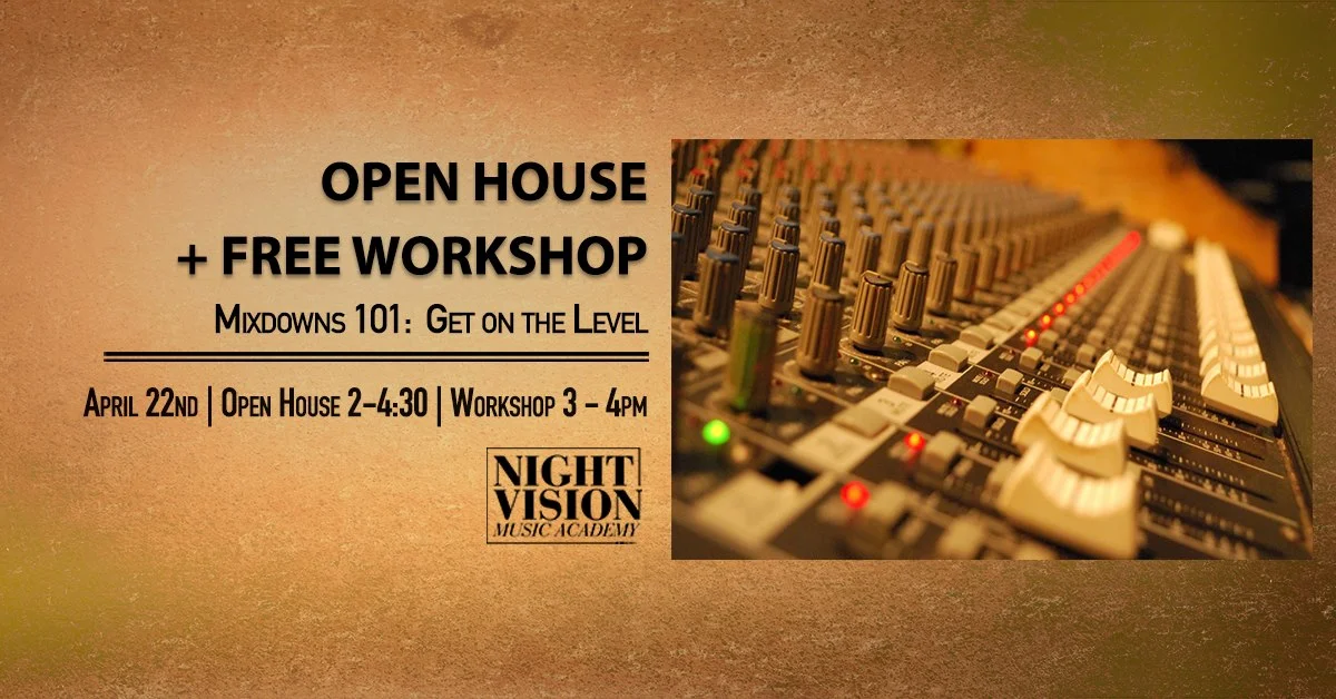 April 22 - Open House + Free Production Workshop