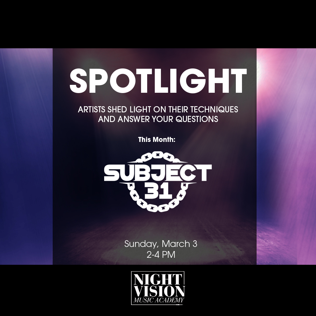 Spotlight with Subject 31 on March 3