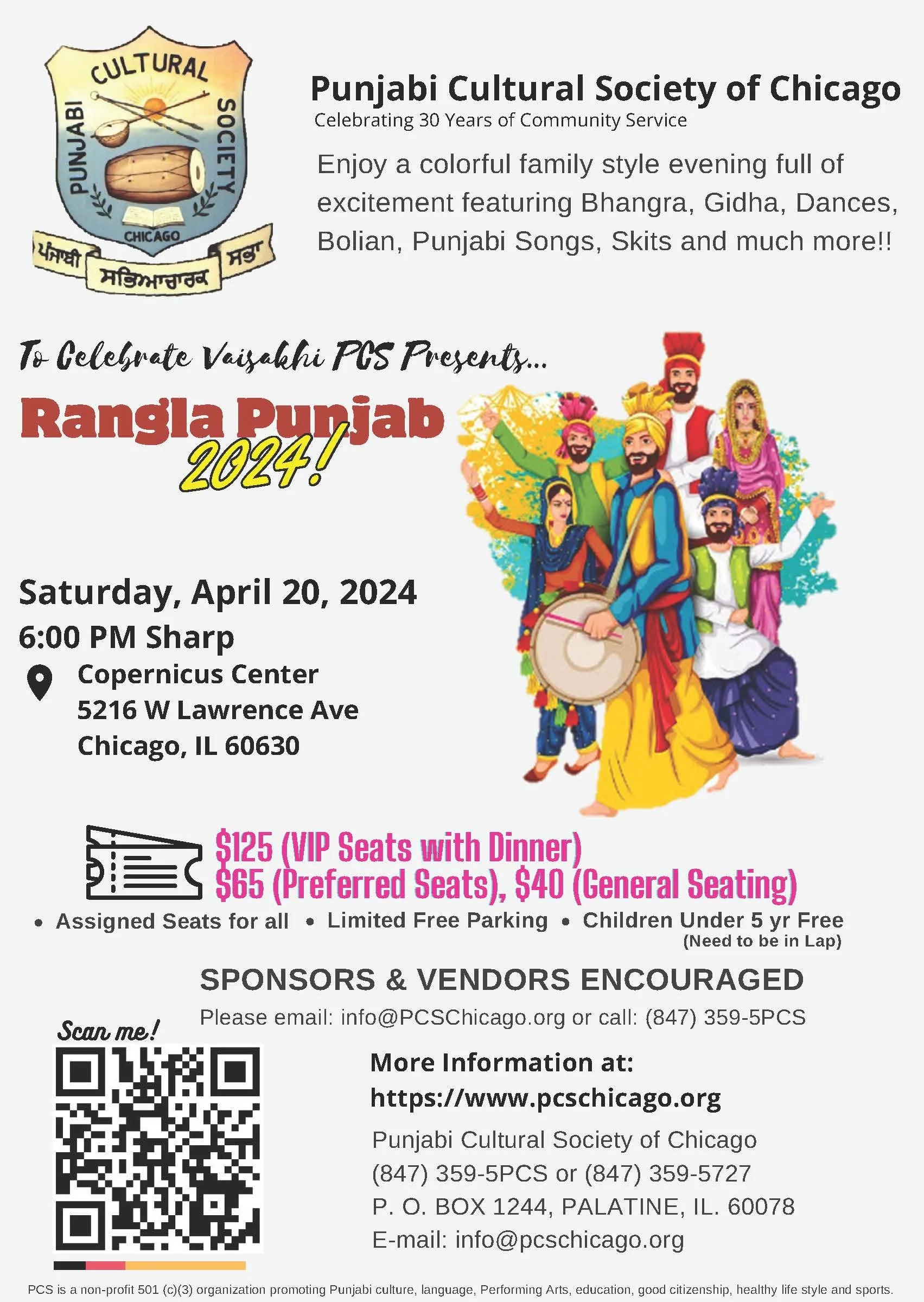 Rangla Punjab 2024 — Punjabi Cultural Society of Chicago