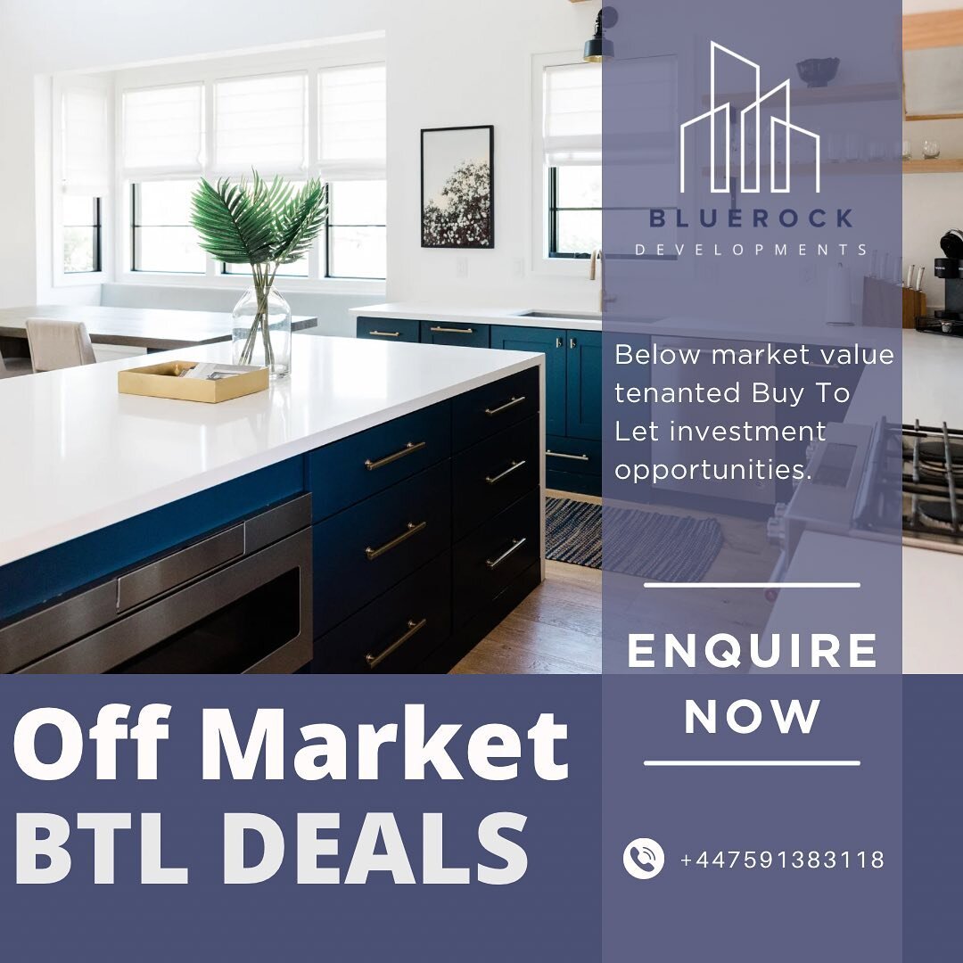 New off market Buy To Let investment opportunities 🏡

- Discounted ✅
- Northern England ✅
- Direct to vendor ✅
- Income producing ✅
- High yielding ✅

We have handsfree investment properties from &pound;85,000 across the North of England. Take advan