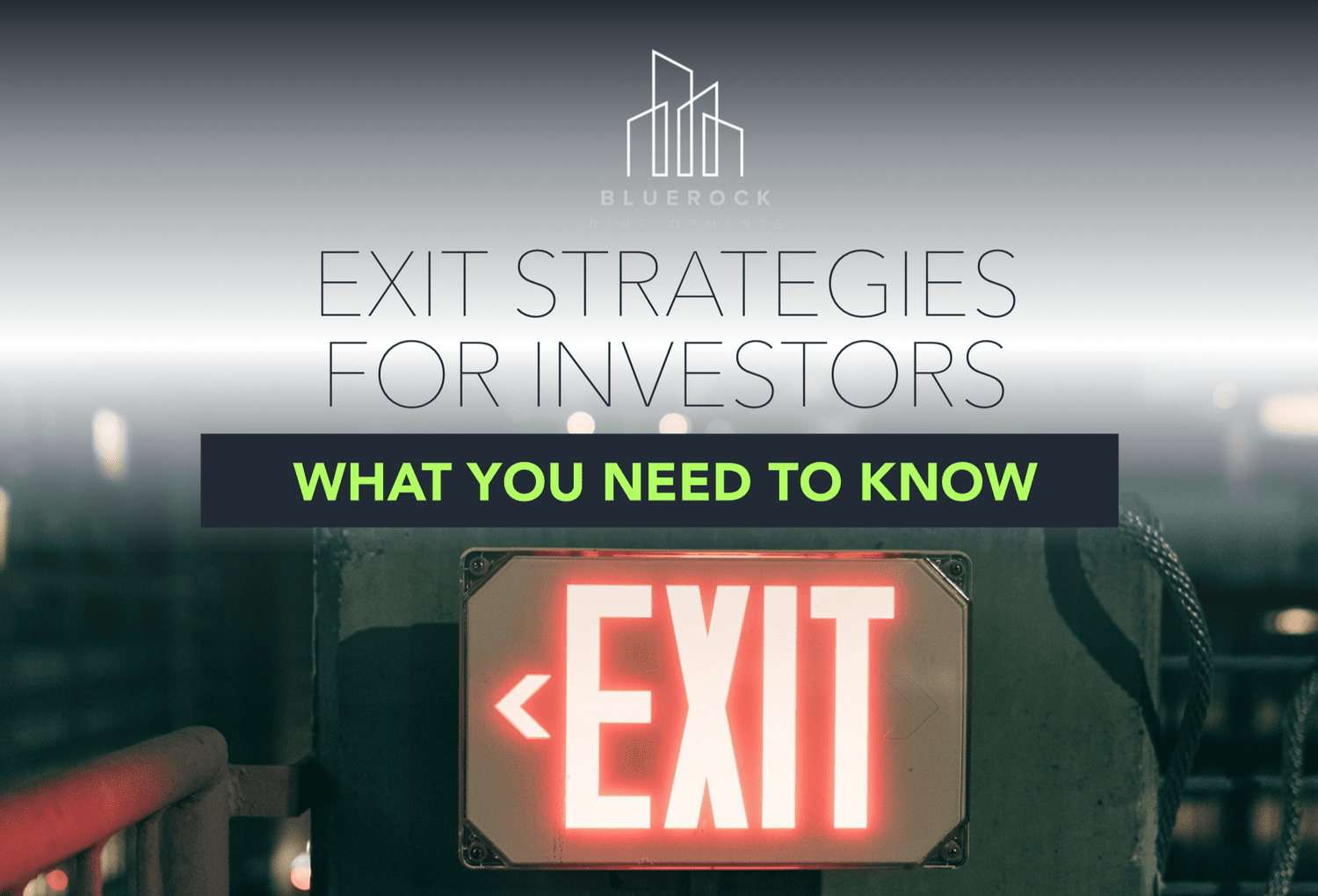 Exit Strategies For Investors
