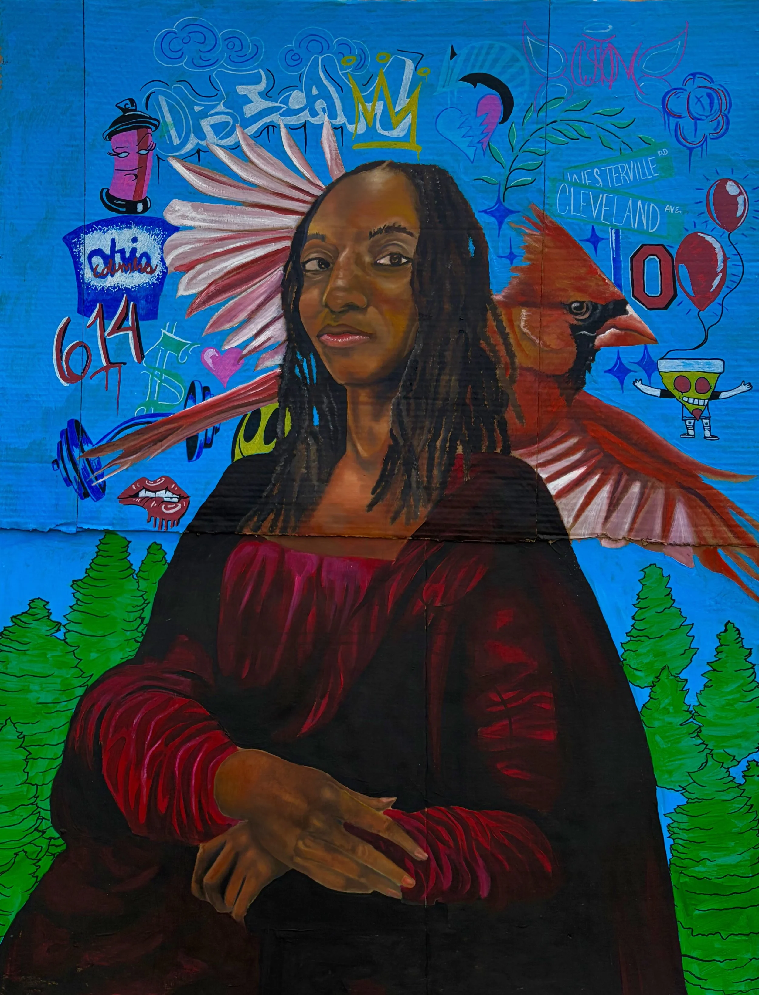 Black Mona Lisa, black girl art, black art prints