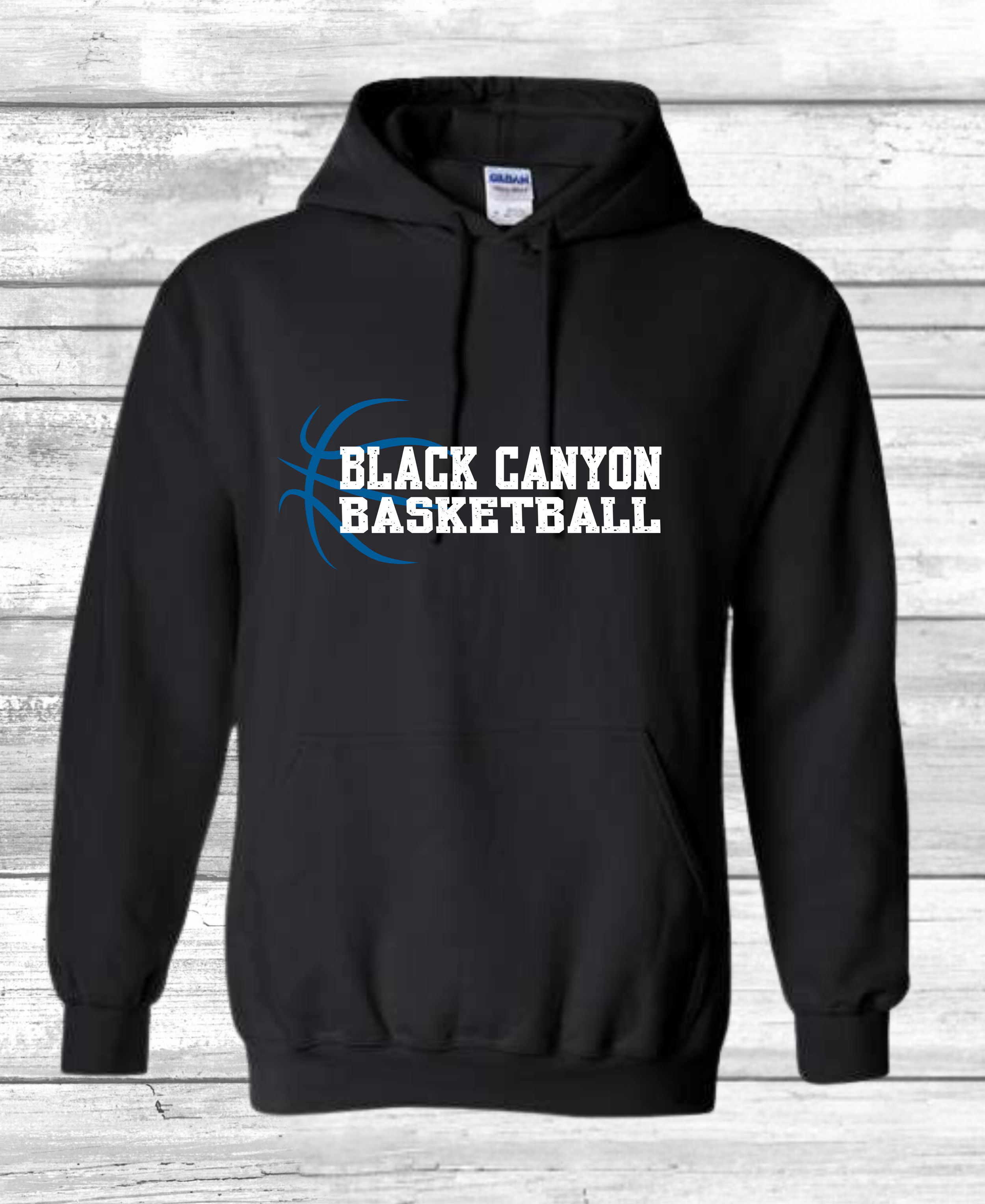 BLACK CANYON Basketball Black hoodie