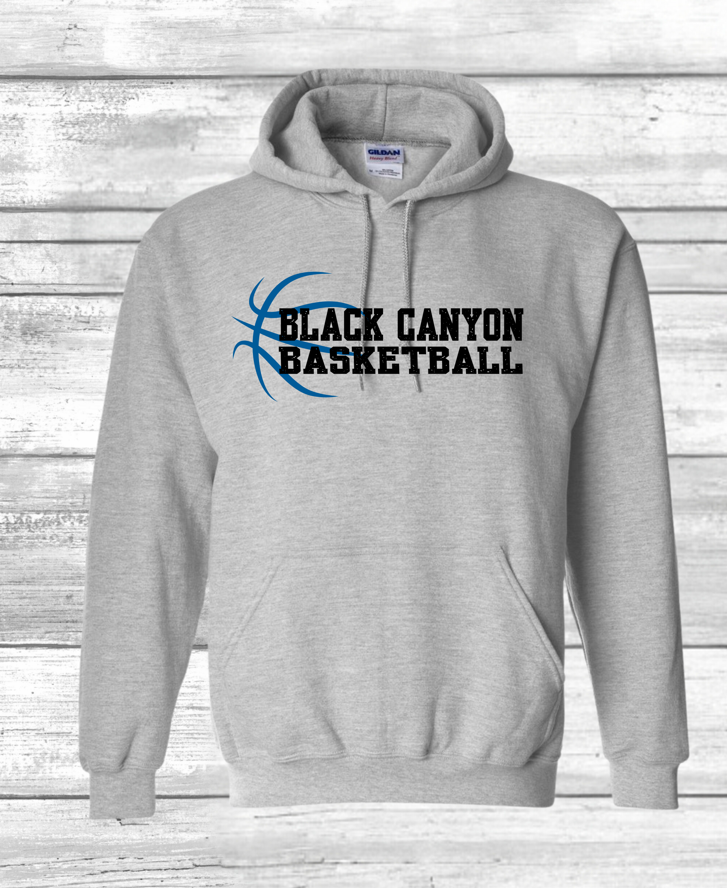BLACK CANYON Basketball Grey hoodie