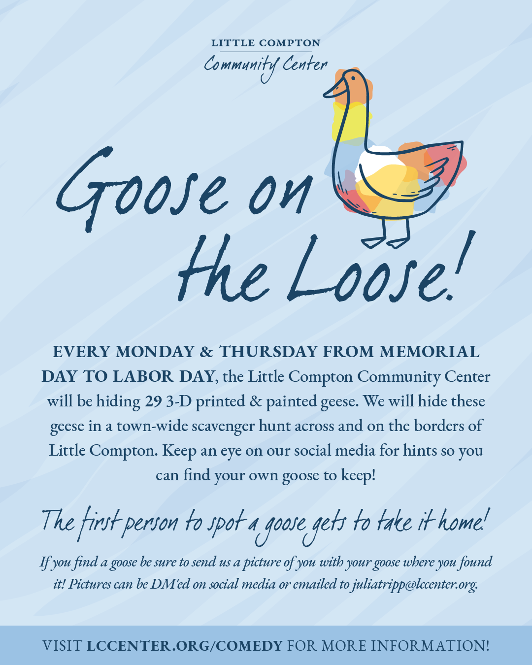 LCCC Goose on the Loose