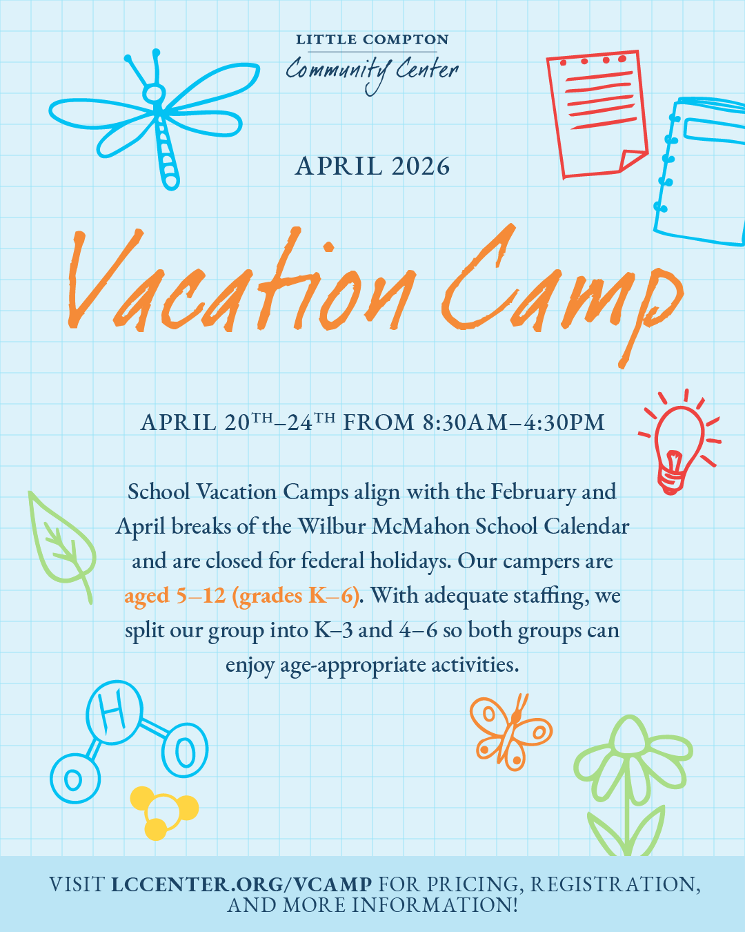 LCCC | 2026 April Vacation Camp