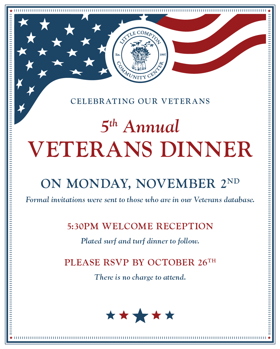 LCCC Veterans Dinner