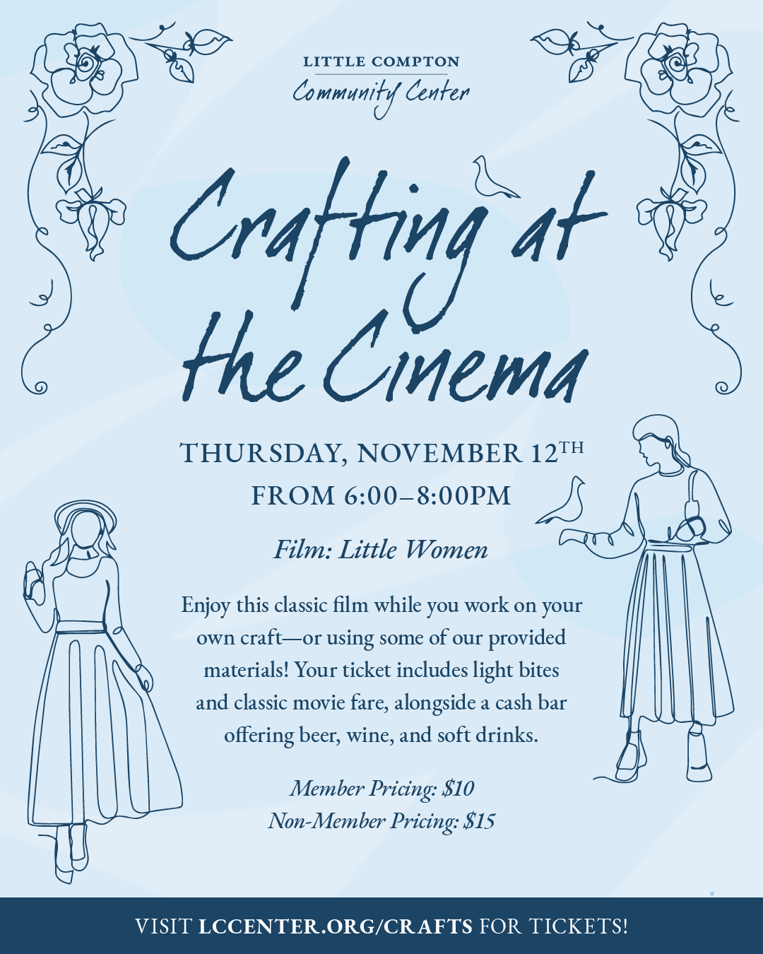 LCCC Crafting at the Cinema: Little Women