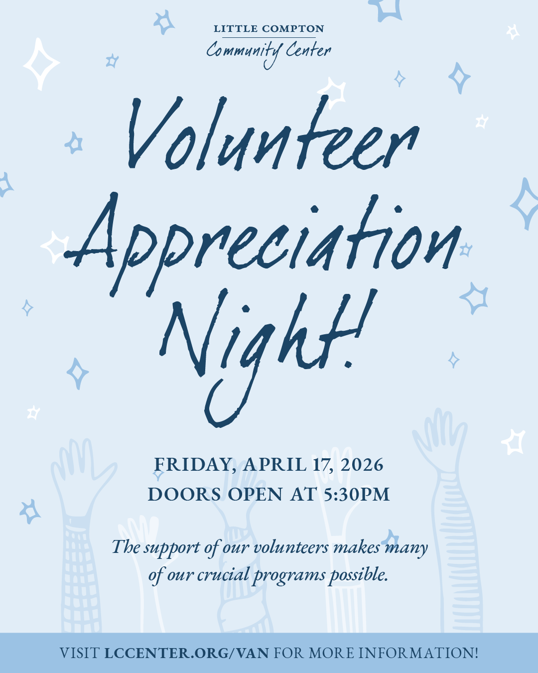 LCCC Volunteer Appreciation Night