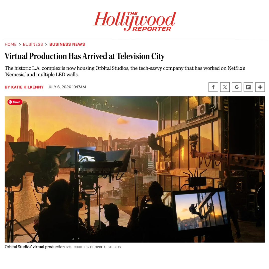 HOLLYWOOD REPORTER: Virtual Production Has Arrived at Television City
