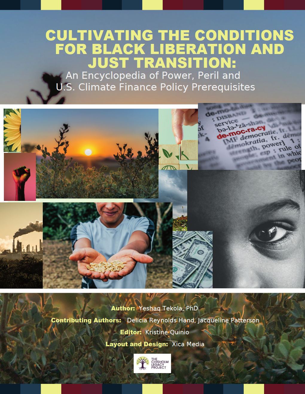 Image of the cover page of the Cultivating the Conditions for Black Liberation and Just Transition Report.