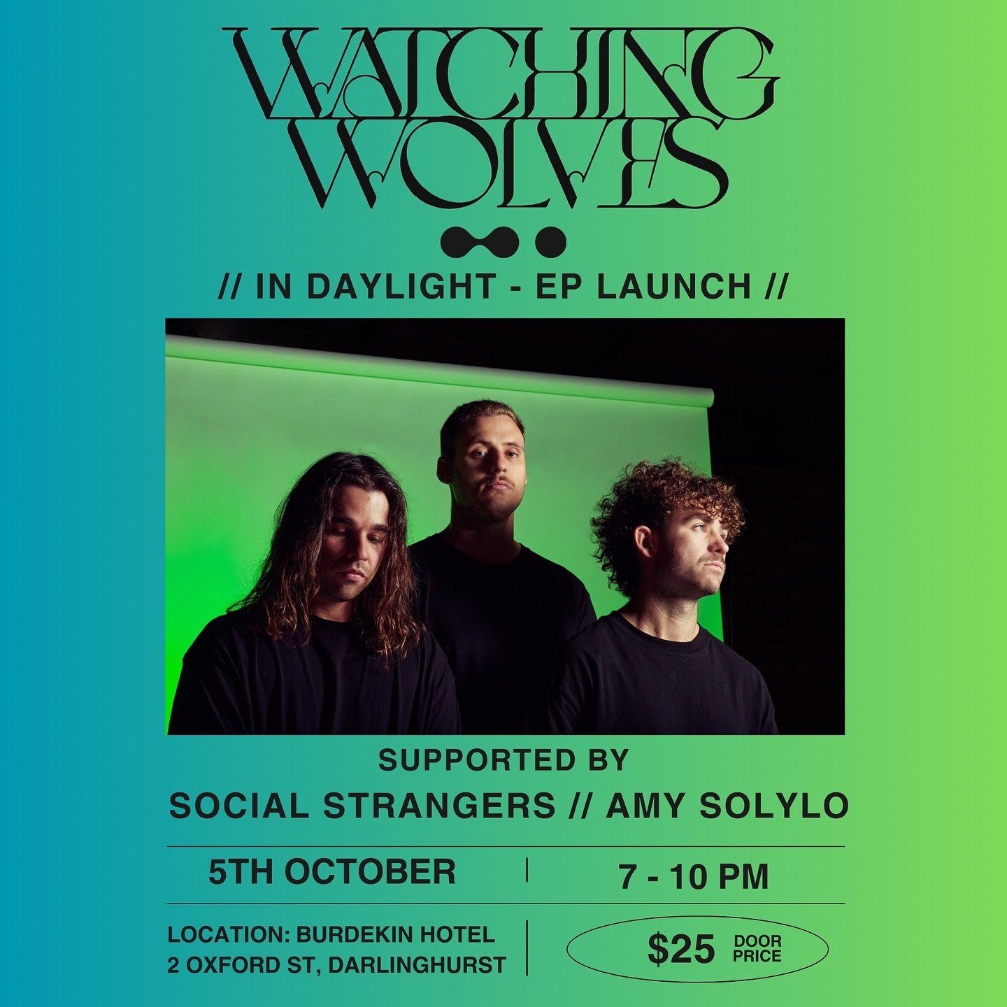 We&rsquo;re excited to announce that we will be supported by @social_strangersband and @amy.solylo at our EP Launch on Oct 5th at @burdekinhotel 

Don&rsquo;t forget to grab your tickets from the link in our bio!