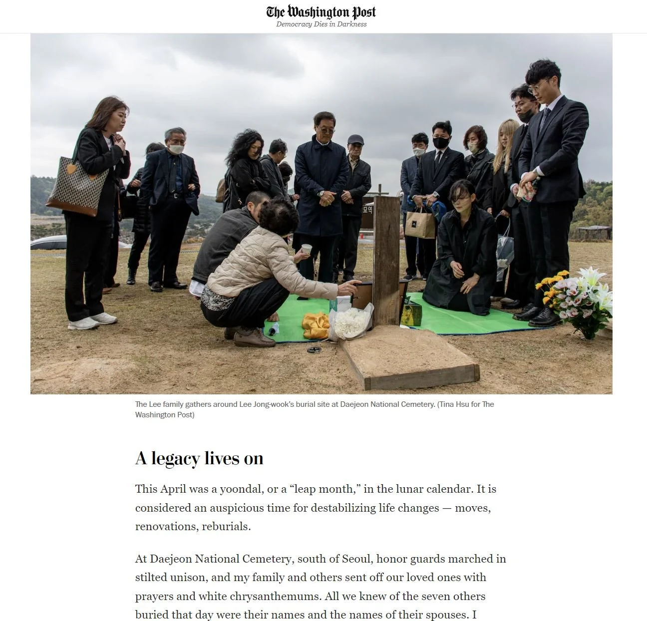 The Washington Post - Encountering my activist great-grandfather — and his bones.