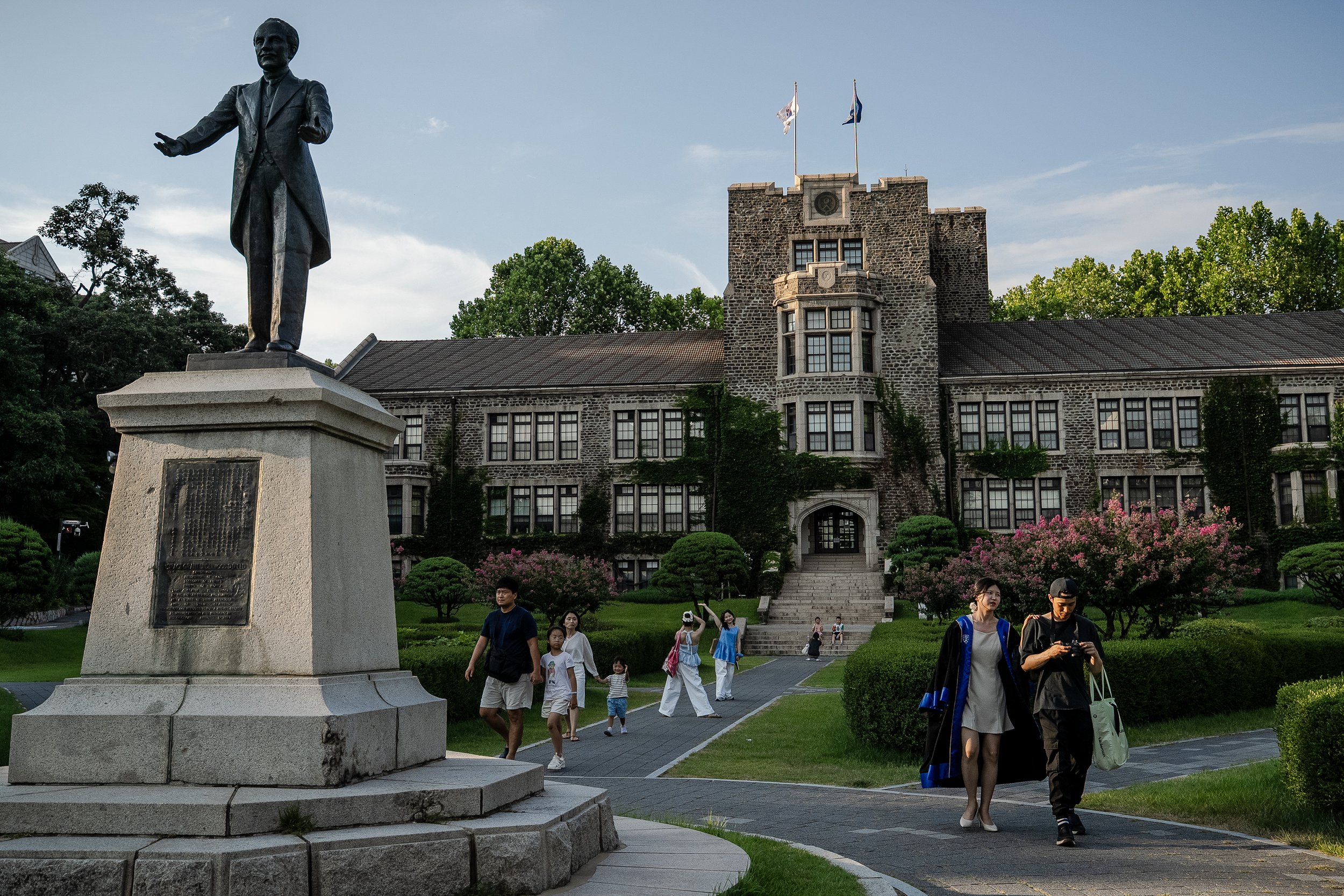 Yonsei University. South Korea wants to have 300,000 international students by 2027.