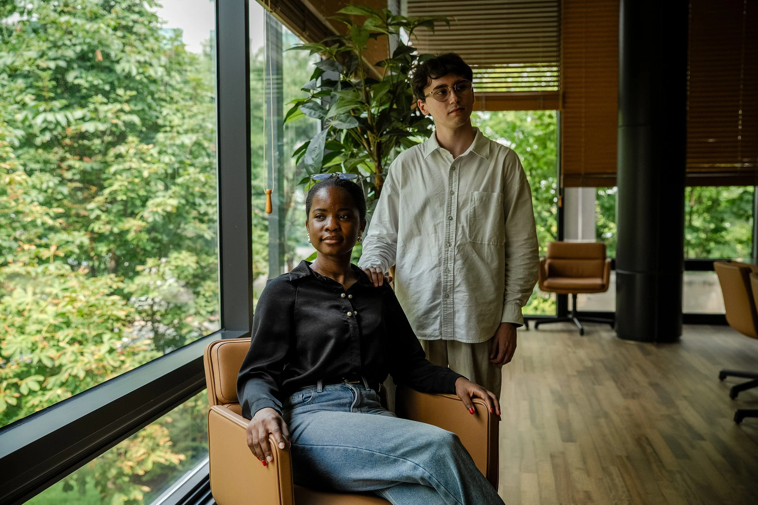 Keity Rose Mendes and Hugo Adam lead the International Students Association at Seoul National University. 