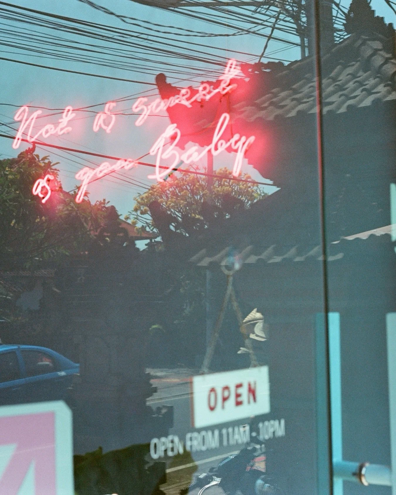 some analog memories from our old shop.
grain, blur, neons..all the beautiful imperfections.
a place frozen in time, still beating somewhere inside us.
