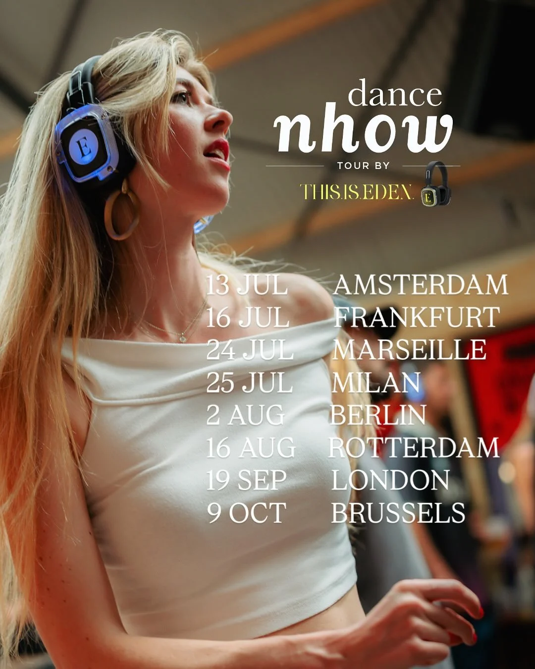 For years, we&rsquo;ve dreamed of taking THIS IS EDEN across the globe.

And now&hellip; it&rsquo;s actually happening!!! 😭

This summer, we&rsquo;re partnering with @nhow 

for a EUROPE TOUR!!

Can you imagine people from all over Europe coming tog