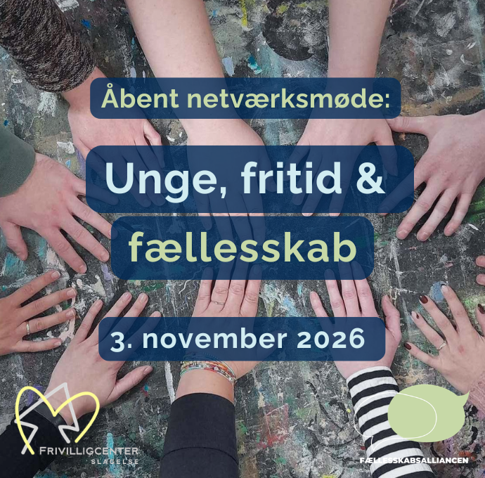 Unge, fritid og fællesskab - kom med til åbent netværksmøde