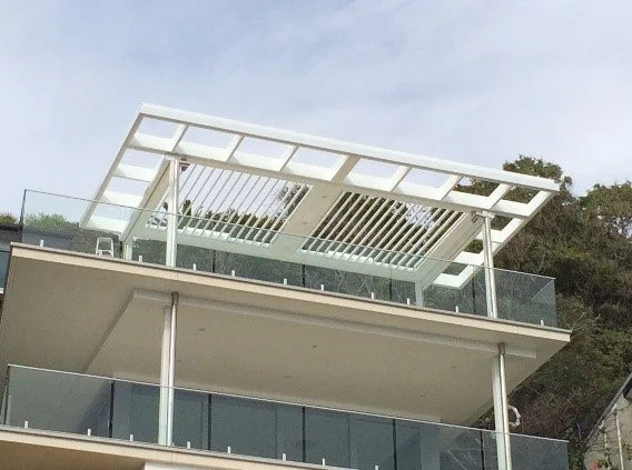 Louvred Opening Roof on Terrace in Brisbane QLD