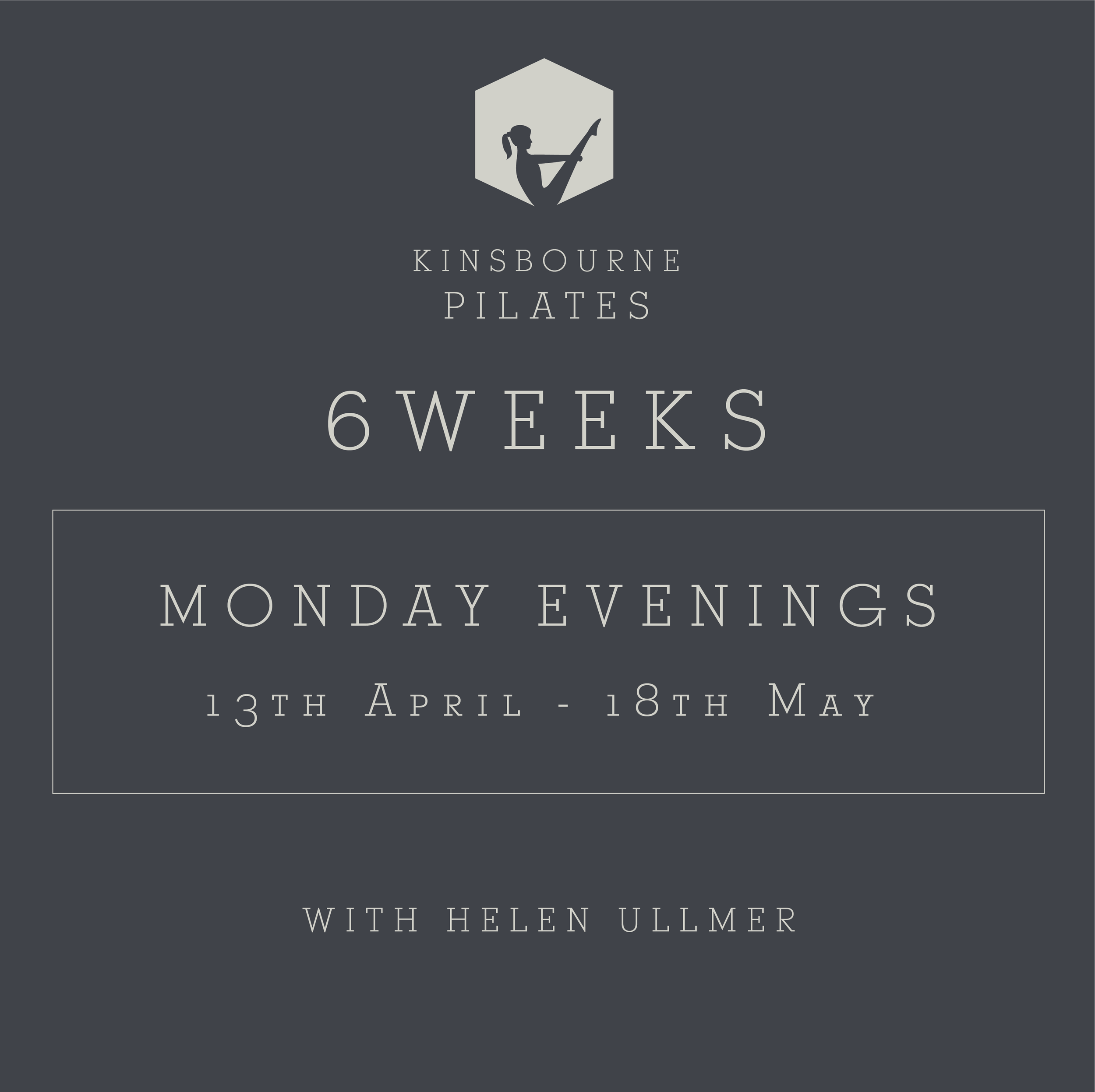 6 Week Term Course / Mondays 19:30-20:30