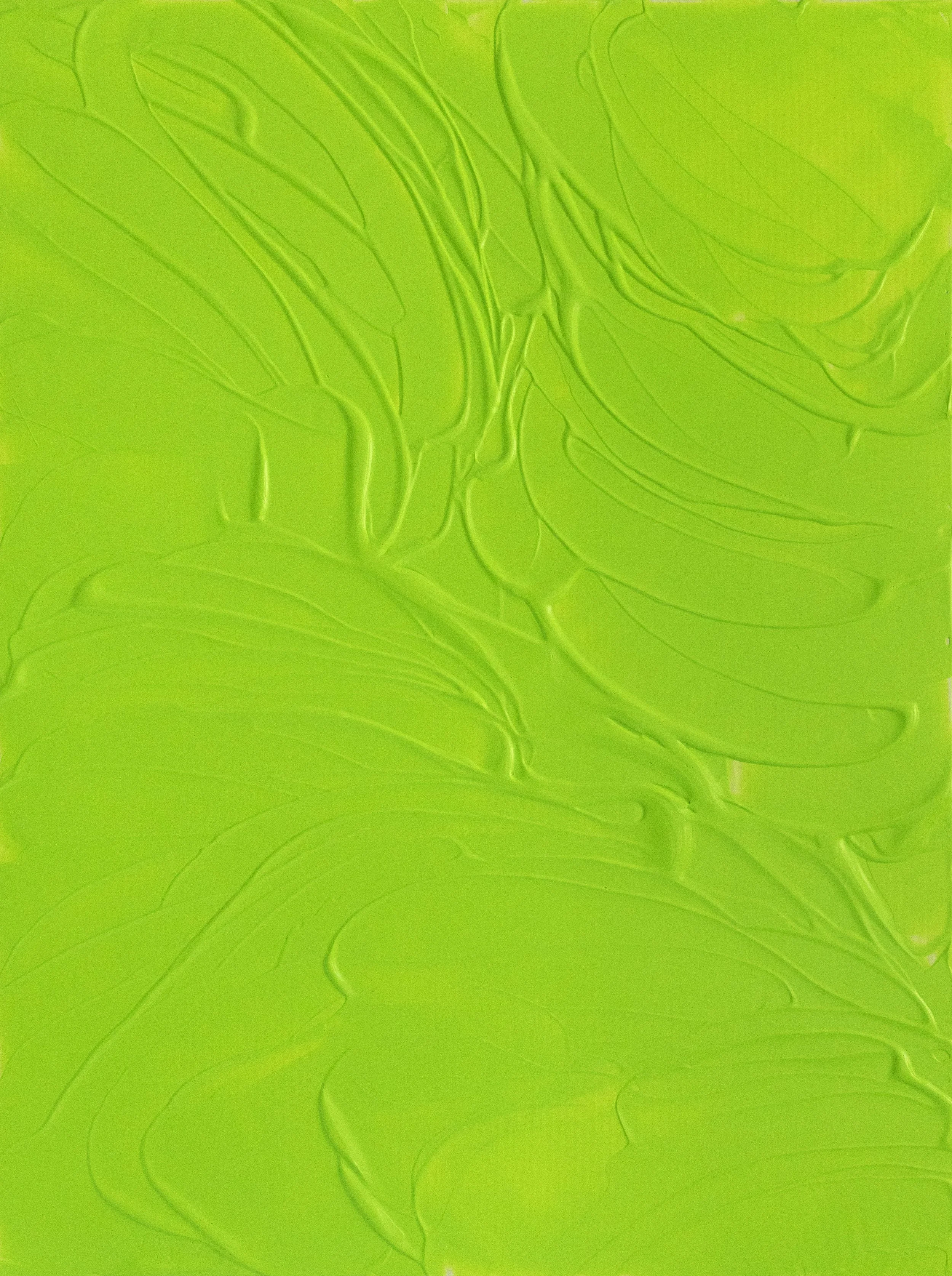 Lucky Green, 48” x 36”, acrylic polymers on canvas, 2023