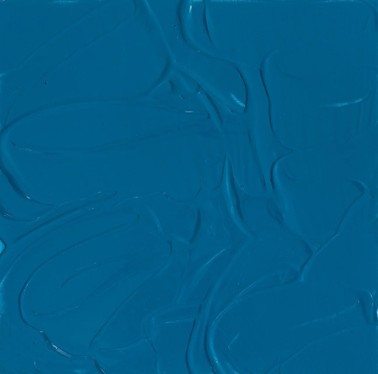 Hue of Blue, 24” x 24”, acrylic polymers on canvas, 2022