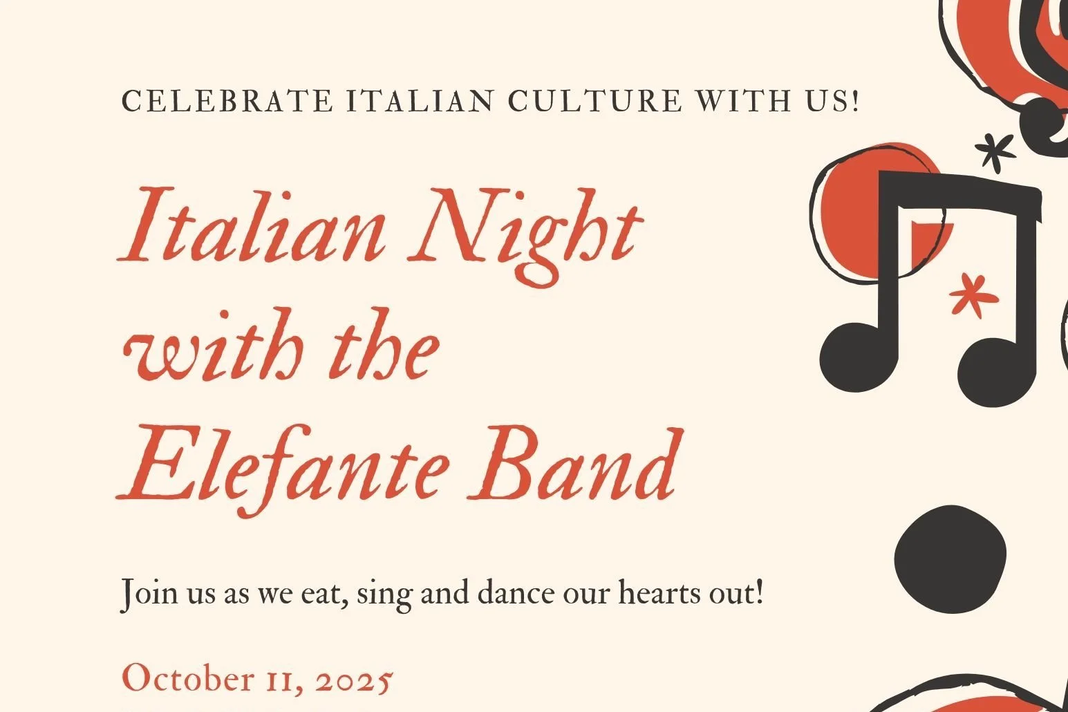 Italian Night with the Elefante Band