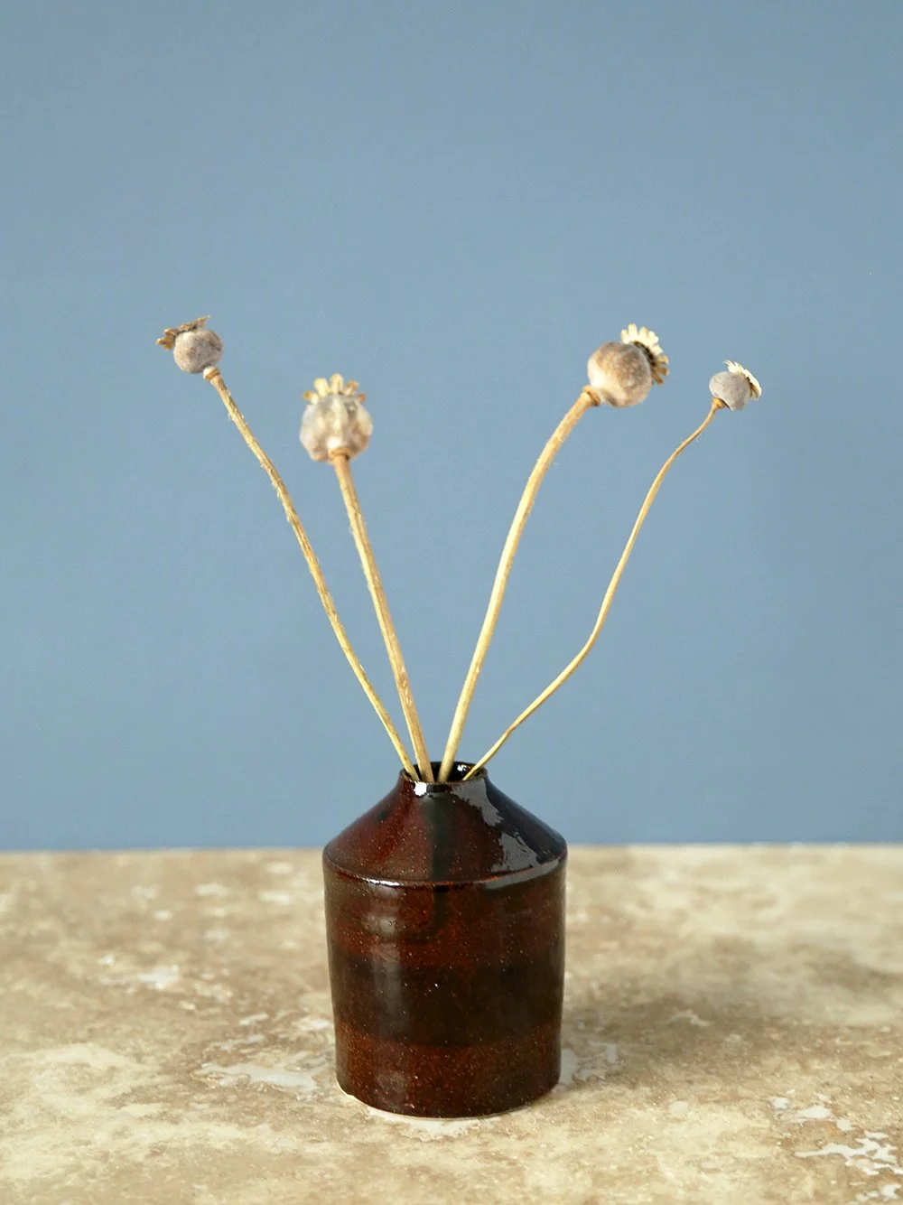 Black Earth Bud Vase