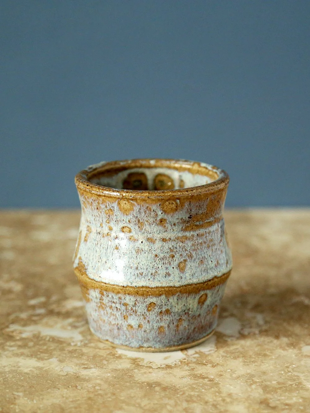 Mottled White Coffee Mug