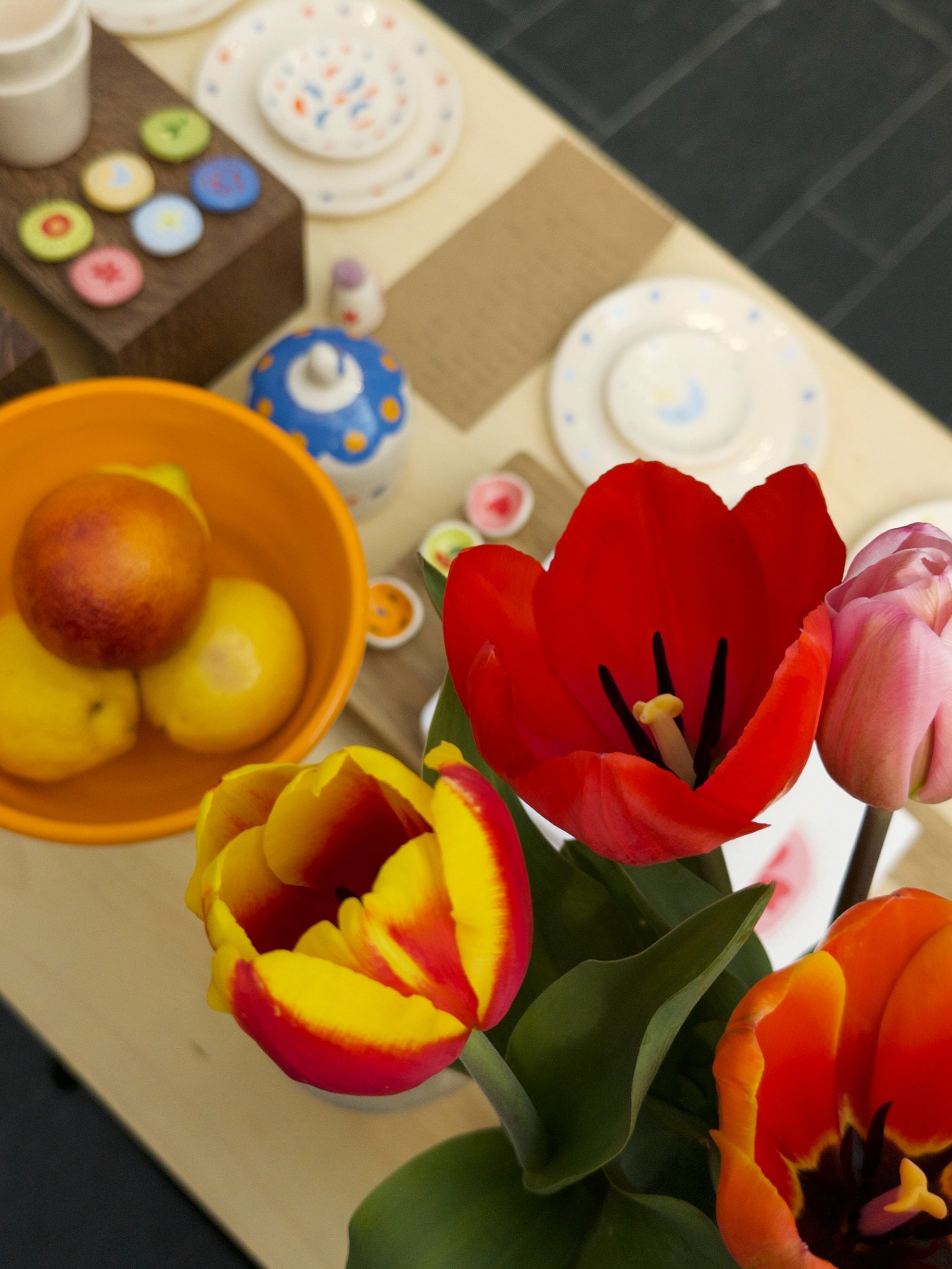 🌸 Retour sur ce d&eacute;but d&rsquo;ann&eacute;e - et l&rsquo;apparition d&rsquo;une nouveaut&eacute; &agrave; l&rsquo;atelier.🌼

En mars, j&rsquo;&eacute;tais au @brunchdescreateurs au Couvent des Jacobins avec une collection que je n&rsquo;avais