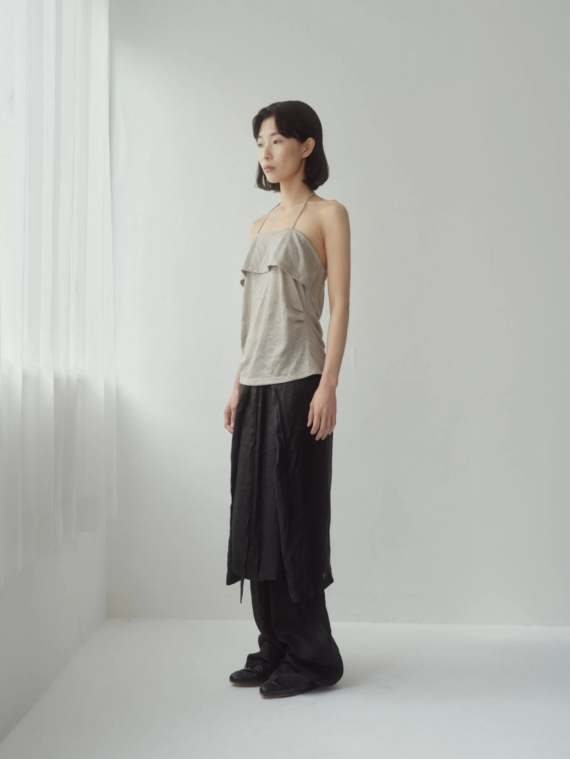 26ss Origami Knit Camisole - Beige