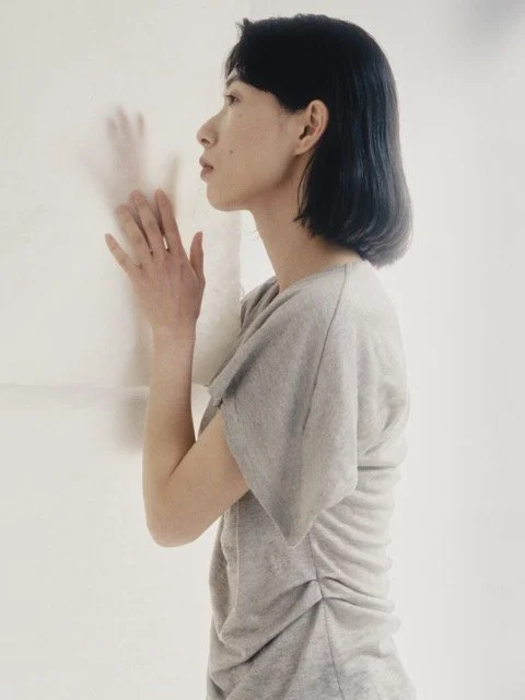 26ss Origami Cowl Knit Top - Beige
