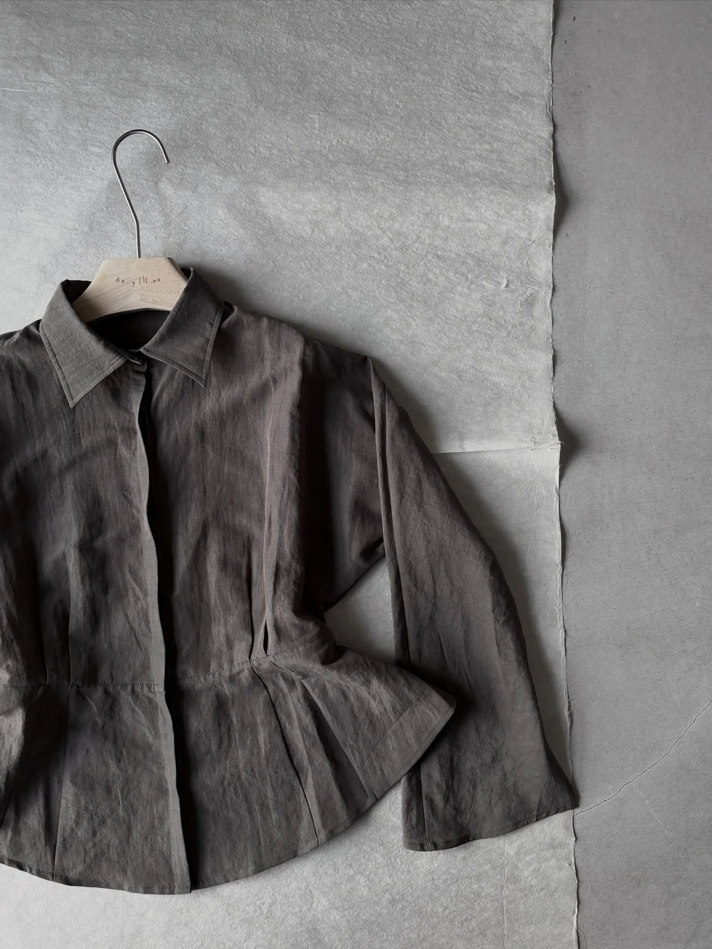 26ss Wing Shirt - Dark Grey