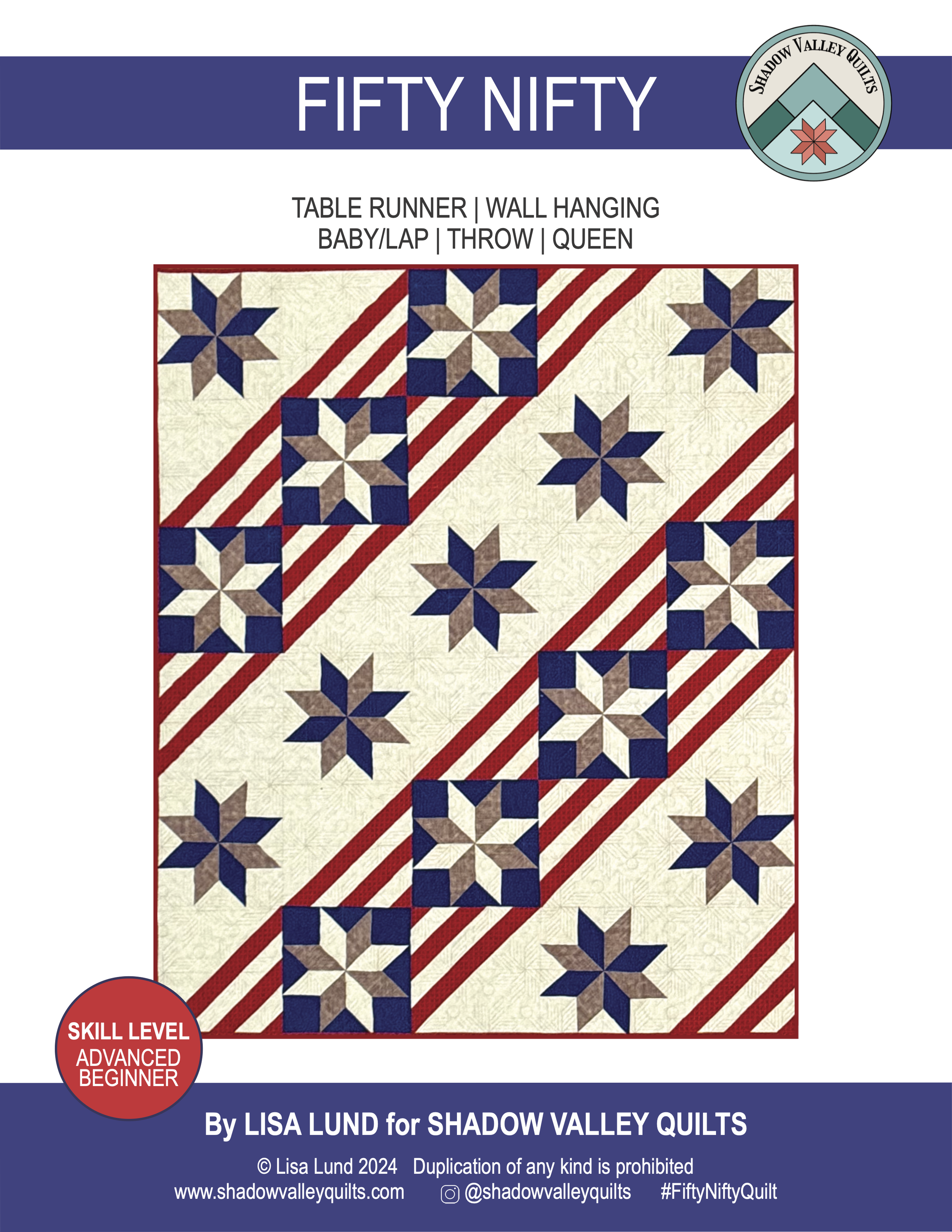 Fifty Nifty Quilt Pattern (PDF)