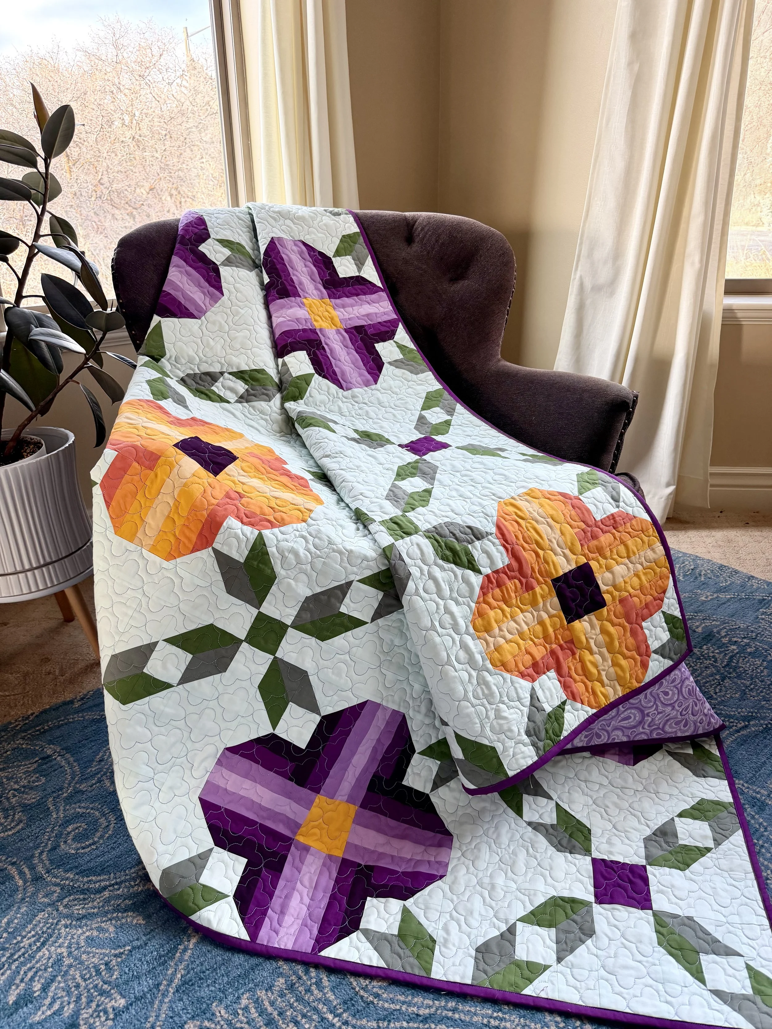 Pansy Picnic Fabric Info